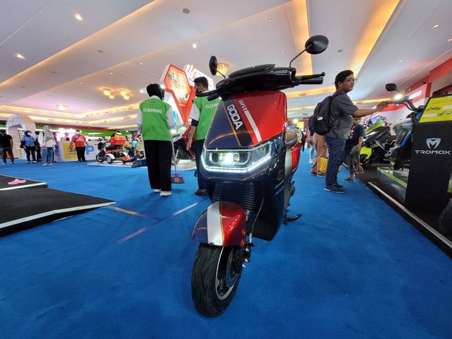 Motor listrik GODA Lion. Foto: Rizki Fajar Novanto/kumparan