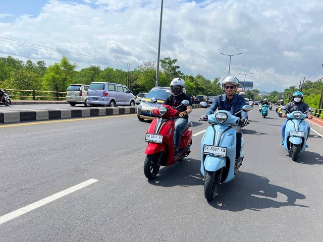 Test ride Yamaha Grand Filano Hybrid Connected di Bali (23-24/2/2023). Foto: dok. Yamaha