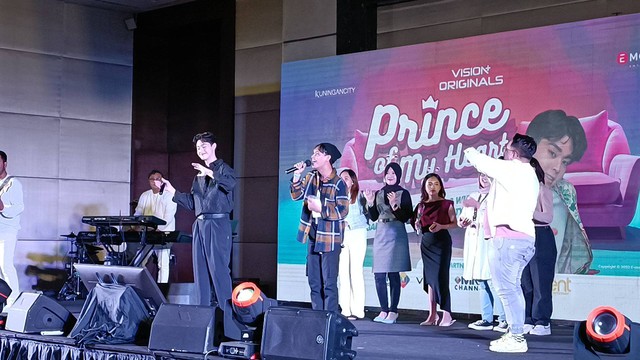 Gabriel Prince sapa fans dalam acara Prince of My Heart. Foto: Dok. Istimewa