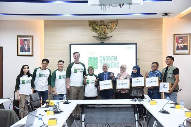 Penuhi Gizi Masyarakat, IPB dan PT Usana Foundation Sosialisasikan Garden Tower