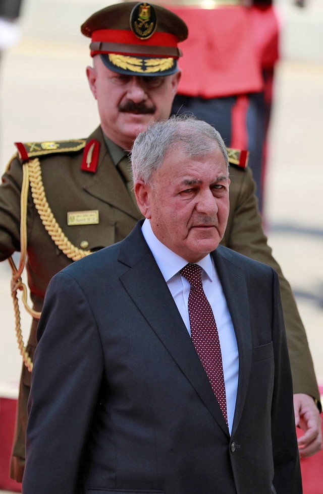 Presiden Irak Abdul Latif Rashid. Foto: AHMAD AL-RUBAYE / AFP