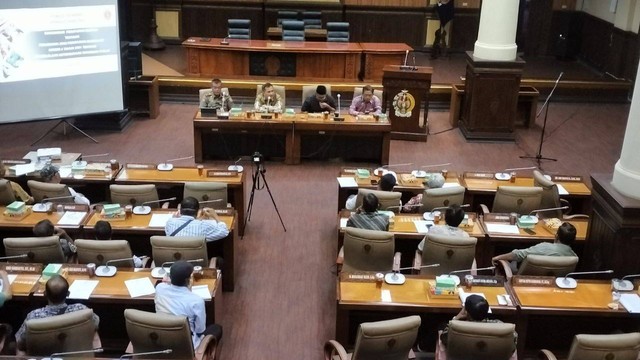 Diskusi mengenai akses informasi publik bagi warga Yogyakarta. Foto: Maria Wulan/Tugu Johja