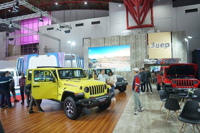 Booth Jeep di IIMS 2023. Foto: dok. Jeep Indonesia