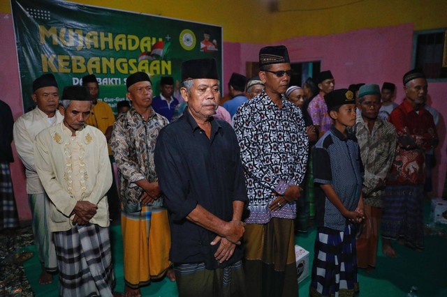 Kegiatan doa bersama yang digelar Gus-Gus Nusantara (GGN) pendukung Ganjar Pranowo bersama warga Desa Sekargadung, Mojokerto, Selasa (28/2/2023). Foto Dok. Istimewa