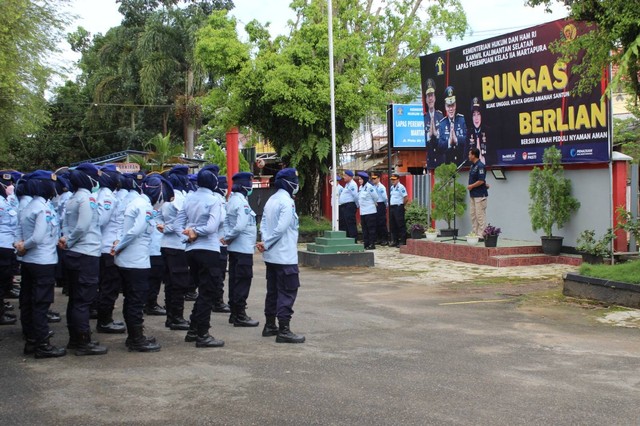 Tim Satops Patnal PAS se Banjar Raya saat Apel Giat 