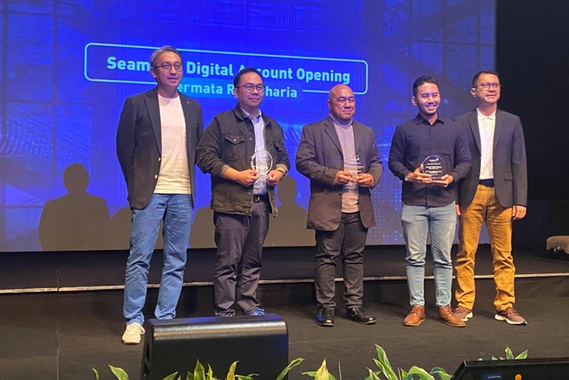 Direktur Unit Usaha Syariah Herwin Bustaman, dalam acara penandatangan kerja sama di Plaza Senayan, Kamis (2/3). Foto: Alfadillah/kumparan
