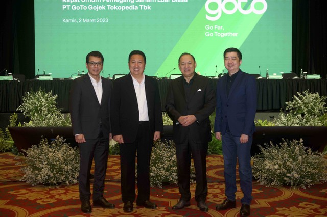 Dewan Komisaris dan Direksi PT GoTo Gojek Tokopedia Tbk (GOTO). Foto: GoTo