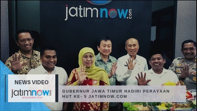 Gubernur Jawa Timur Hadir Dalam Perayaan Hut ke - 5 Jatimnow.com