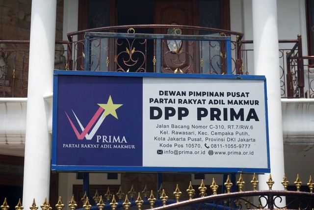 Suasana di Kantor DPP Partai Prima, Jakarta (3/3/2023). Foto: Iqbal Firdaus/kumparan