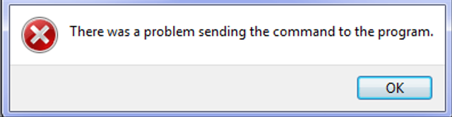 Cara Mengatasi There Was a Problem Sending The Command To The Program. Foto: Windows Report.