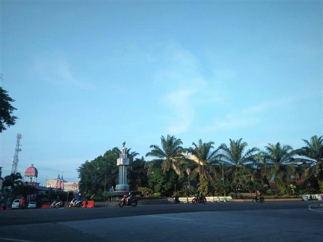 Bundaran Taman Sari Kota Salatiga. Sumber gambar: Dokumentasi pribadi Tatum Septianing Laras