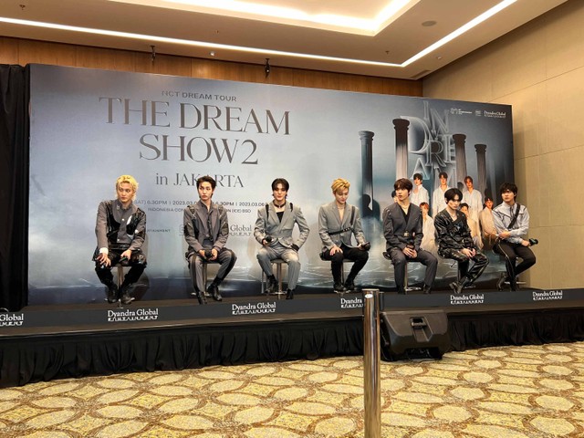 Konferensi Pers NCT Dream Tour: The Dream Show 2 di ICE Convention Centre, Tangerang Selatan, Sabtu ( 4/3). Foto: Haya Syahira/kumparan