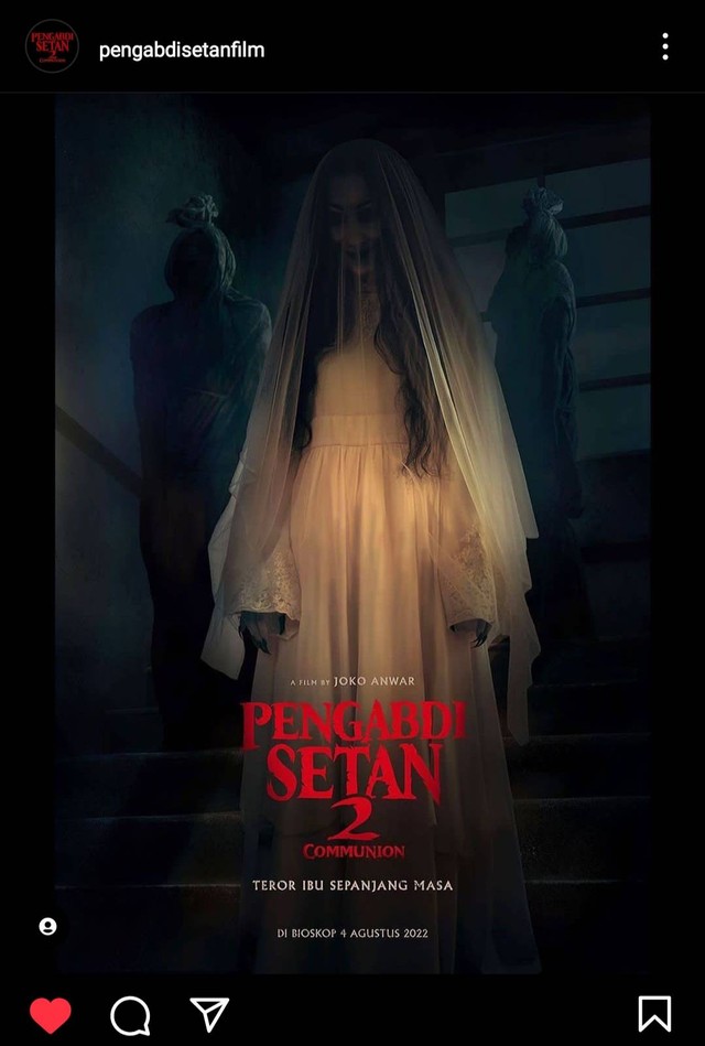 Sumber: Unggahan akun instagram @pengabdisetanfilm