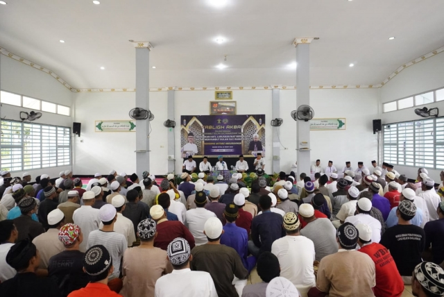 Sambut Ramadhan 1444 H,Kakanwil Kalsel Faisol Ali hadiri Kajian Ustadz Abdurrahman di Lapas Narkotika Karang Intan