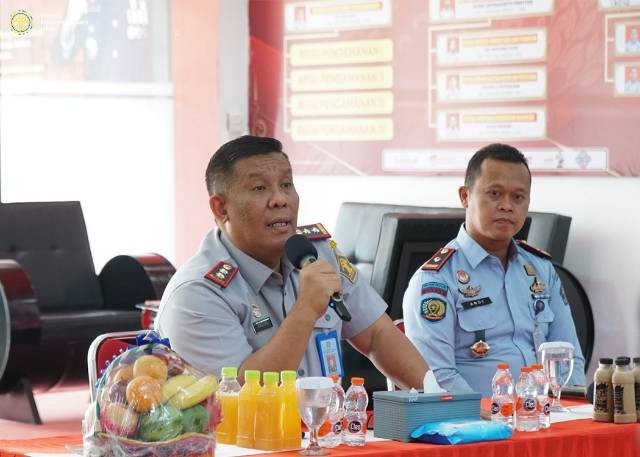 Kakanwil Kemenkumham Jabar Berikan Penguatan Pegawai Rutan Depok