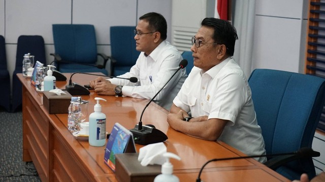 Kepala Staf Kepresidenan Dr. Moeldoko bertemu Jajaran Direksi dan Manajemen PT Pupuk Kalimantan Timur, di Bontang, Kaltim, Sabtu (4/3). Foto: KSP