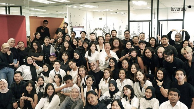 Tim Leverate Group yang bergabung dengan Tribe Global. Dok Leverate Group