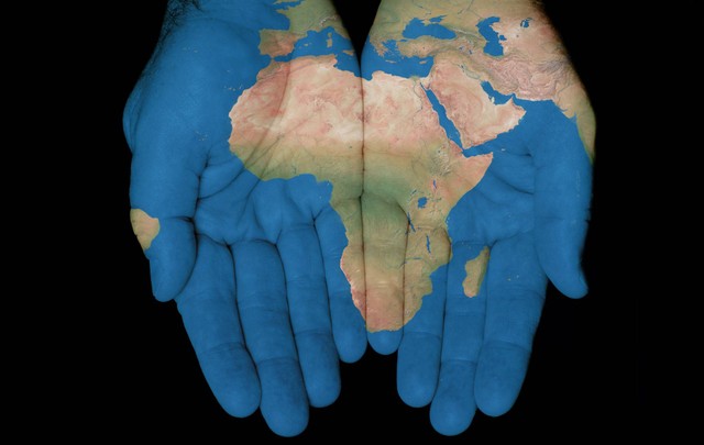 Ilustrasi benua Afrika. Foto: Jim Vallee/Shutterstock.