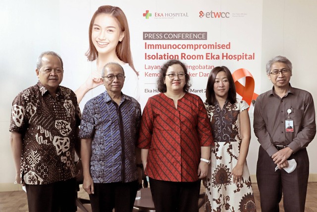 Press conference Immunocompromised Isolation Room (ICIR) Eka Hospital. Foto: Dok. Istimewa