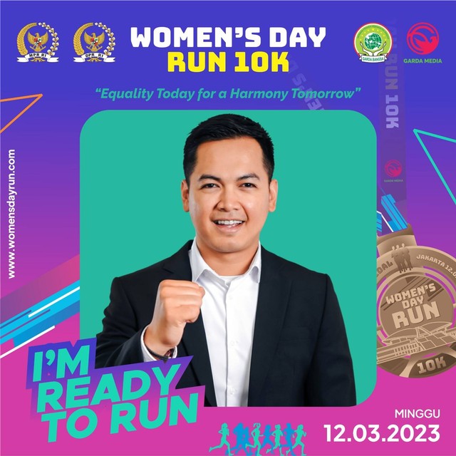 Tommy Kurniawan semarakkan Yuk Fun Run. Foto: Istimewa