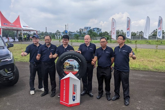 PT Gajah Tunggal Tbk., merilis ban SUV terbaru GT Radial Savero A/T Pro. Foto: Sena Pratama/kumparan