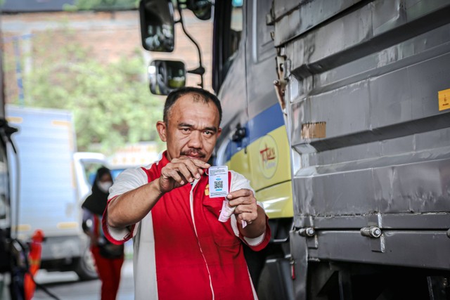 Pertamina perluas uji coba penggunaan QR Code subsidi tepat. Foto: Pertamina