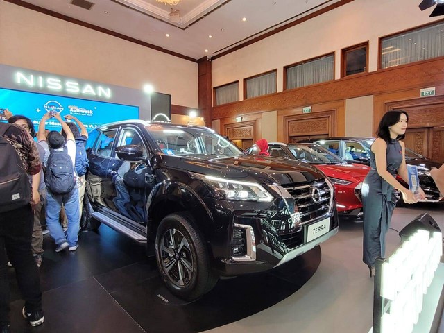 New Nissan Terra di pameran Jakarta Auto Week 2023. Foto: Rizki Fajar Novanto/kumparan