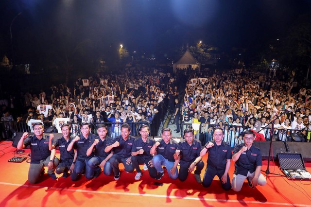 Pesta Rakyat Ganjar Pranowo #5 digelar di Kebon Gede Venue, Kota Palembang.  Foto: Dok. Istimewa