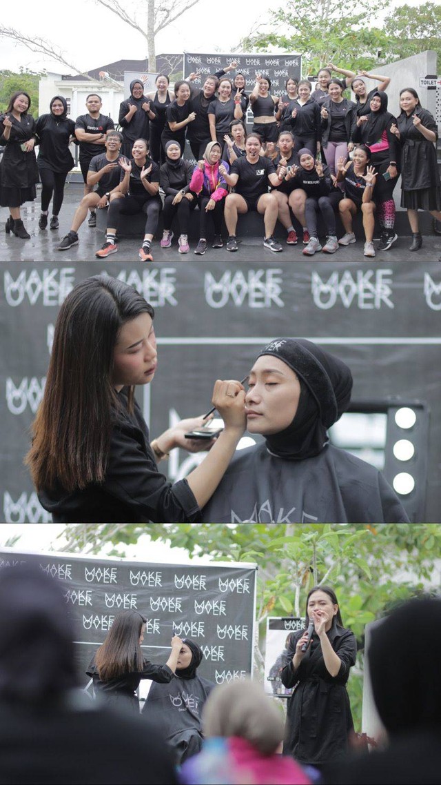 Make Over Gelar Workout Waterproof Makeup Look Bareng Komunitas Body Combat