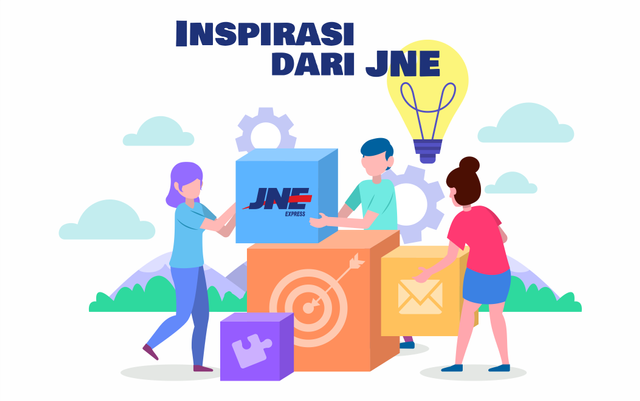 Inspirasi Dari JNE. Foto : Mochamad Asryl Aziz