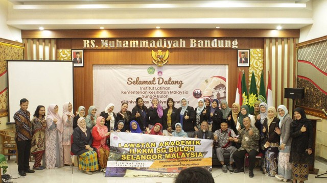 (Kunjungan kerja Institut Latian Kementrian Kesihatan Malaysia ke Unisa Bandung, Selasa (07/03/2023). Dokumentasi : Staf Humas)
