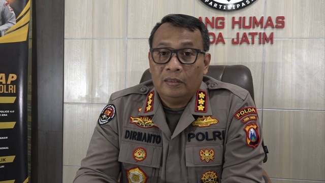Kabid Humas Polda Jatim, Kombes Pol Dirmanto. Foto: Humas Polda Jawa Timur