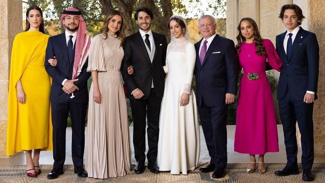 Pernikahan Putri Iman dari Yordania. Foto: Instagram/@queenrania