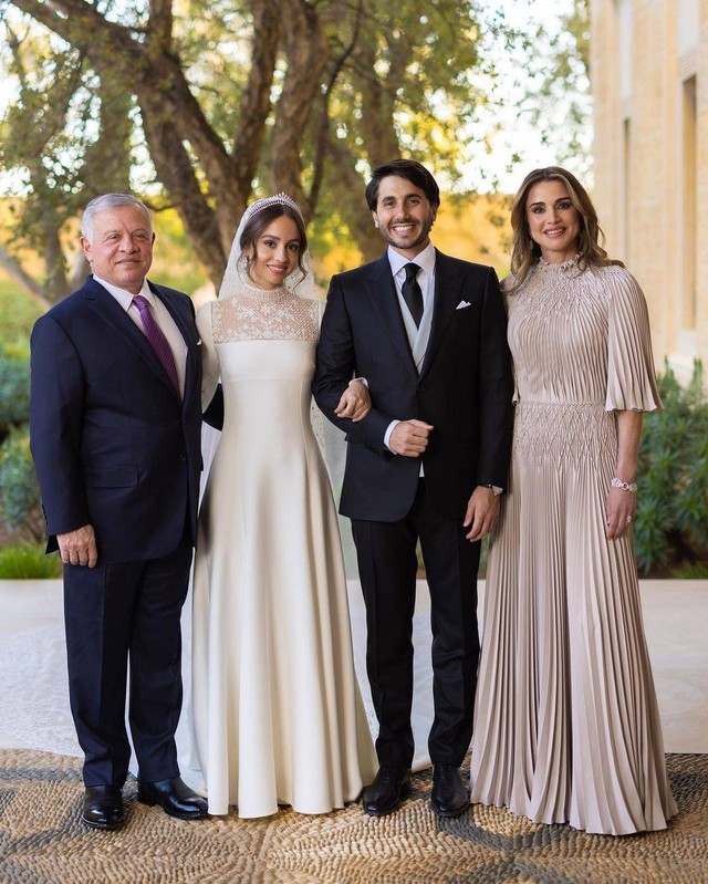 Pernikahan Putri Iman dari Yordania. Foto: Instagram/@queenrania