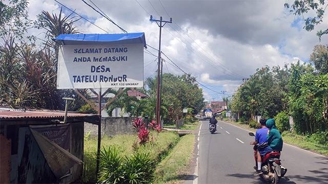 Desa Tatelu Rondor di Kabupaten Minahasa Utara.