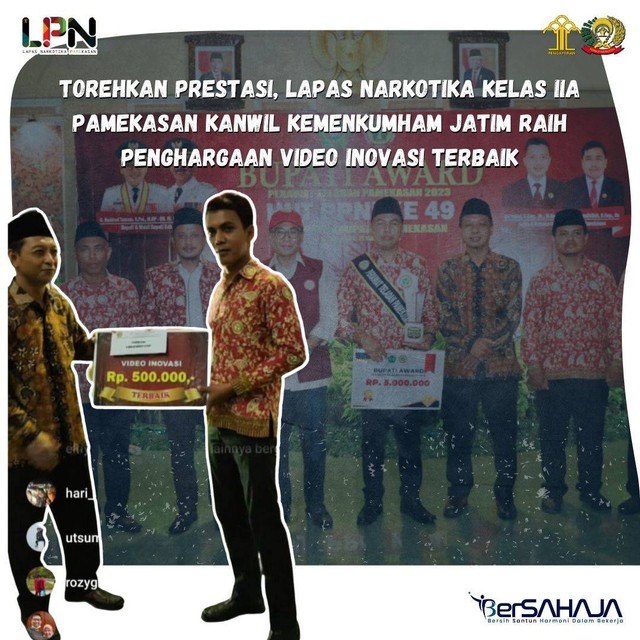 Lapas Narkotika Kelas IIA Pamekasan torehkan prestasi di bidang kesehatan melalui peran kader Kesehatan dalam pelayanan kesehatan kepada para WBP, Selasa (14/03/2023) (Foto : Humas Lapas Narkotika Pamekasan)