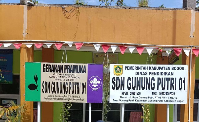 SDN Gunung Putri 01, Jumat (3/3/2023)