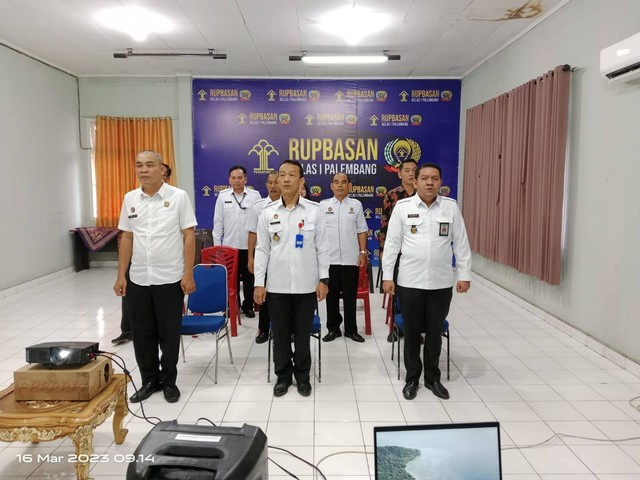 Kapala Rupbasan Palembang dan Jajaran