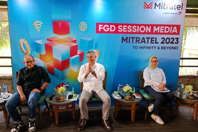 Direksi Mitratel dalam FGD Session Media di Bali. Foto: Muhammad Darisman/kumparan