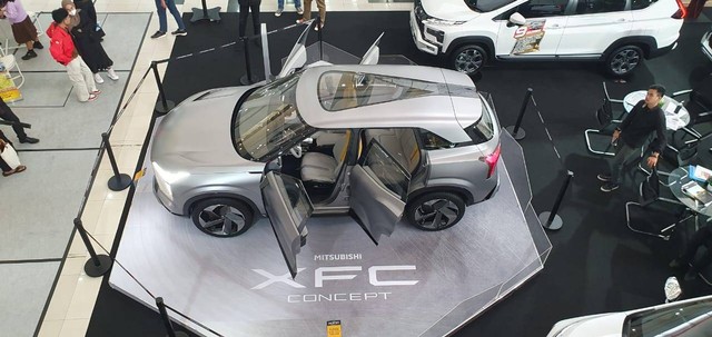 Mitsubishi XFC Concept saat diperkenalkan di Palembang, Foto : Istimewa