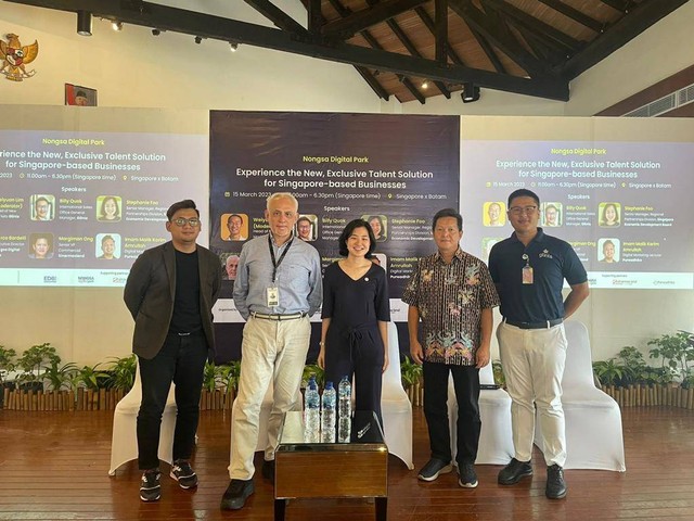 Para pelaku startup dan industri dari Singapura resmi mengunjungi Kawasan Ekonomi Khusus (KEK) Nongsa Digital Park (NDP) di Batam, pada Rabu (15/3). Foto: dok. Sinar Mas Land