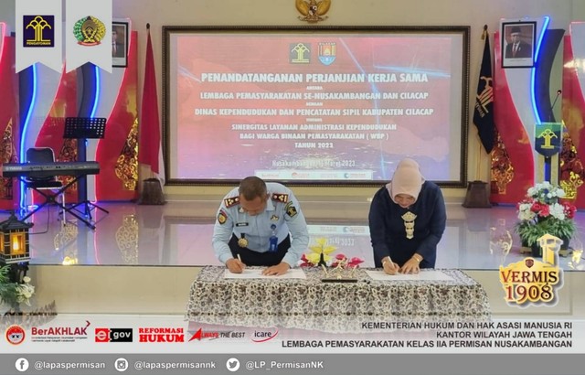 PLT Kalapas Permisan Tanda Tangani Perjanjian Kerjasama Dengan ...