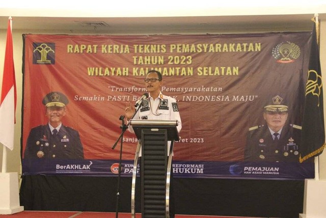Usung Tema Transformasi Pemasyarakatan PASTI, BerAHKLAK dan Indonesia Maju, Kanwil Kemenkumham Kalsel Laksanakan Rakernis PAS 2023