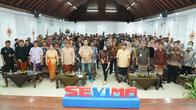Workshop Nasional dan Bimtek Pelaporan SEVIMA-UPMI Bali. (Foto: Dok. SEVIMA)