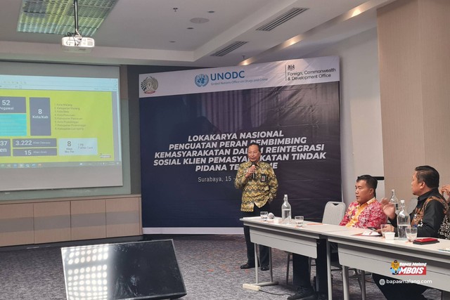 Kabapas Malang Kenalkan Program "Mawas MBOIS" dalam Pembimbingan Klien Tindak Pidana Terorisme (Foto: Tim Penyelenggara)
