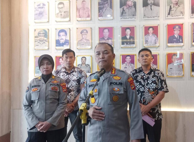 Kapolresta Bandar Lampung, Kombes Pol Ino Harianto saat konferensi pers. | Foto: Sinta Yuliana/Lampung Geh