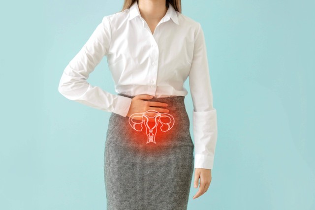Ilustrasi endometriosis pada perempuan. Foto: Pixel-Shot/Shutterstock