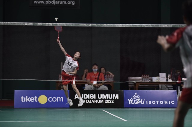 Keiko Nachelle Sahe, salah satu peserta yang berhasil bergabung dengan PB Djarum melalui jalur Audisi Umum yang diselenggarakan tahun 2022. Foto: PB Djarum