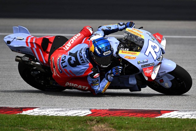 Pebalap Gresini Racing MotoGP asal Spanyol, Alex Marquez. Foto: Mohd RASFAN / AFP