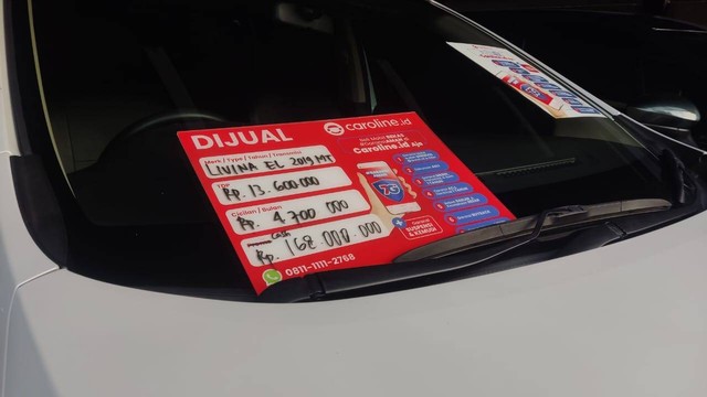 Mobil bekas yang dibeli dengan uang muka belasan juta di caroline.id. Foto: Aditya Pratama Niagara/kumparan